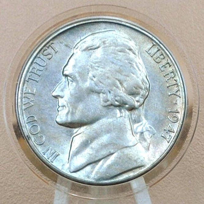 1947 PDS Jefferson Nickels - P,D,S - Choose by Mint Mark and Grade - 1947 S Jefferson Nickel 1947 D Jefferson Nickel 1947 P