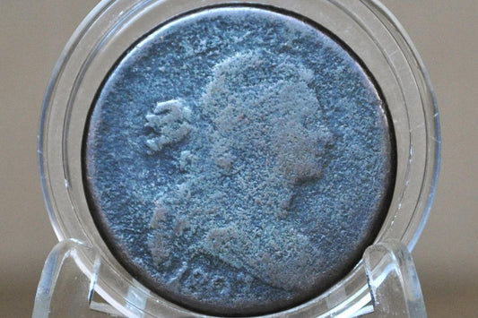 1807 Draped Bust Large Cent - Ag/G Details, Corrosion - Affordable Coin For A Collection - Us Large Cent 1807 One Cent Us - Tough Date