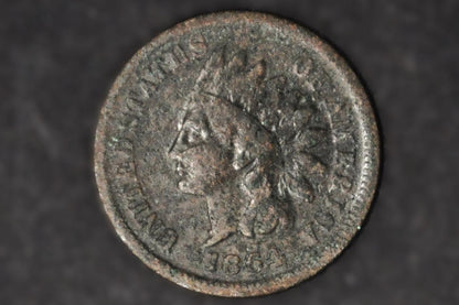 1864-L Indian Head Penny Bronze - Vg Details, Faint L - 1864 L Cent - Bronze Variety L