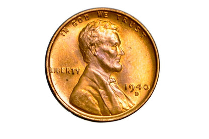 1940 P,D,S Wheat Pennies - XF/AU Grade / Condition - Philly, Denver, San Fran Mints - Wheat Back Cent 1940 D Wheat Ear Lincoln Cent 1940 S