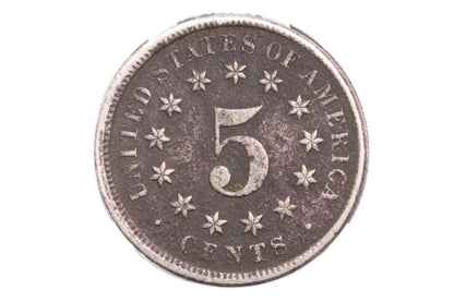 1869 Shield Nickel - Choose by Grade / Condition - 1869 Nickel - Shield Type Nickel 1800's - Shield Nickels