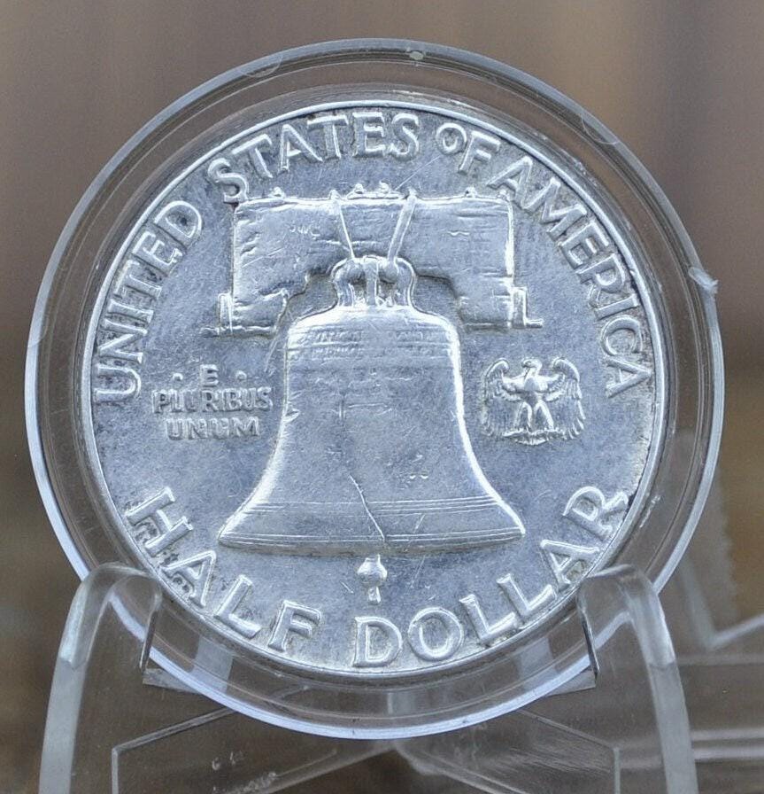 1950 Franklin Half Dollar- P&D Mints, Choose by Grade and Mint - 1950P Silver Half Dollar 1950 D - Ben Franklin Half Dollar 1950 P