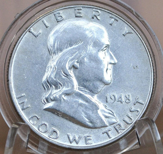 1948 Franklin Half Dollars, P & D Mints - Choose by Grade and Mint! - Silver Half Dollar 1948-P Franklin Half Dollar 1948D First Year Minted