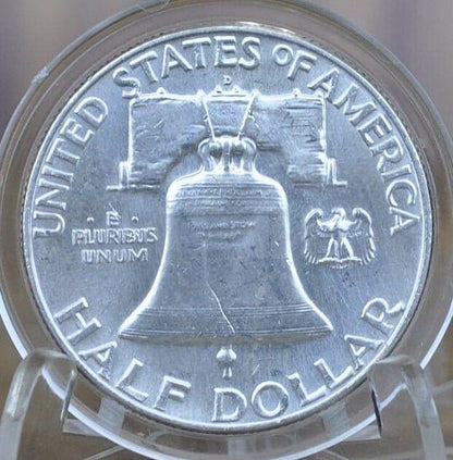 1963 D Franklin Half Dollar - XF-BU Choose by Grade - Denver Mint - 1963 D Silver Half Dollar - 1963 D Franklin Half Dollar 1963 D