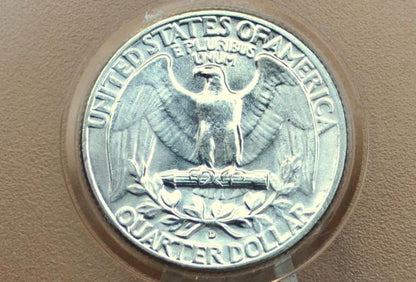 1949 D Washington Silver Quarter - Better Date - F-Xf Grades; Choose By Grade - Denver Mint - 1949 D Quarter - 1949 Washington Quarter