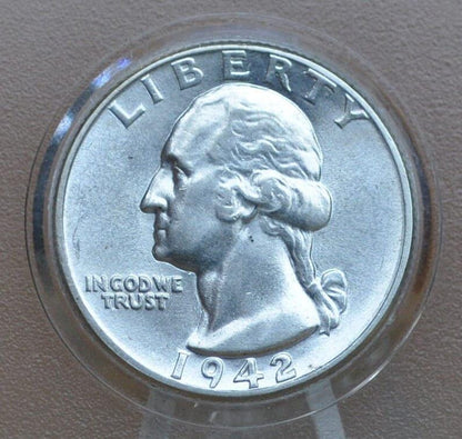 1942, P,D,S Washington Quarters - Choose by Grade & Mint - 1942-D Washington / 1942 S Washington Silver Quarter 1942D Quarter 1942