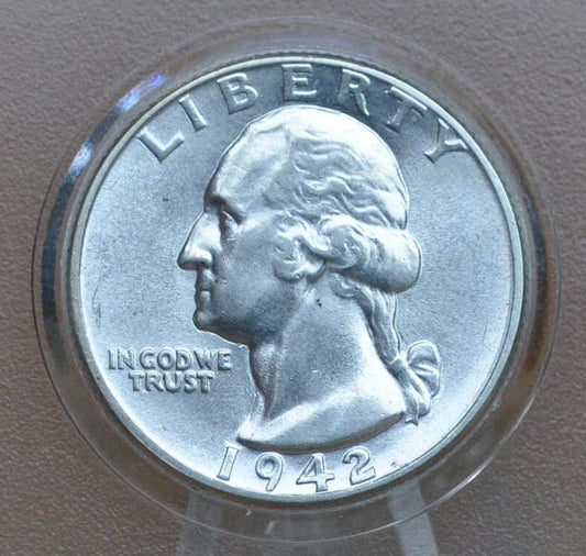 1942, P,D,S Washington Quarters - Choose by Grade & Mint - 1942-D Washington / 1942 S Washington Silver Quarter 1942D Quarter 1942