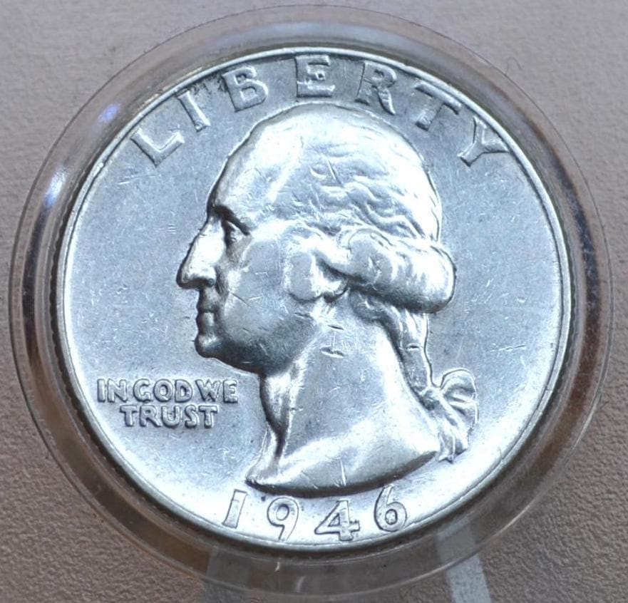 1946 P,D,S Washington Silver Quarter - Choose by Grade & Mint - Washington Quarter 1946S Silver Quarter 1946D Quarter 1946 Quarter 1946 S