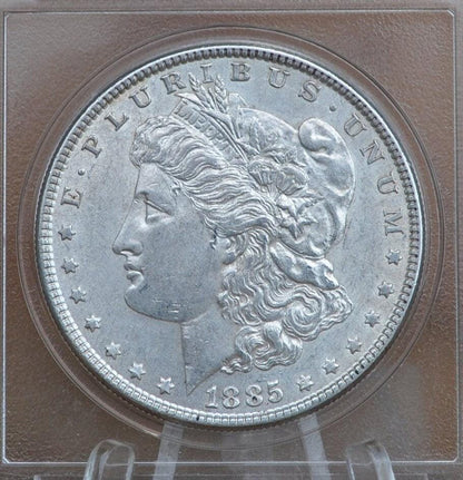 1885 Morgan Silver Dollar - XF-BU (Extremely Fine to Uncirculated [MS60+]), Choose by Grade 1885 P Morgan Dollar 1885 Silver Dollar