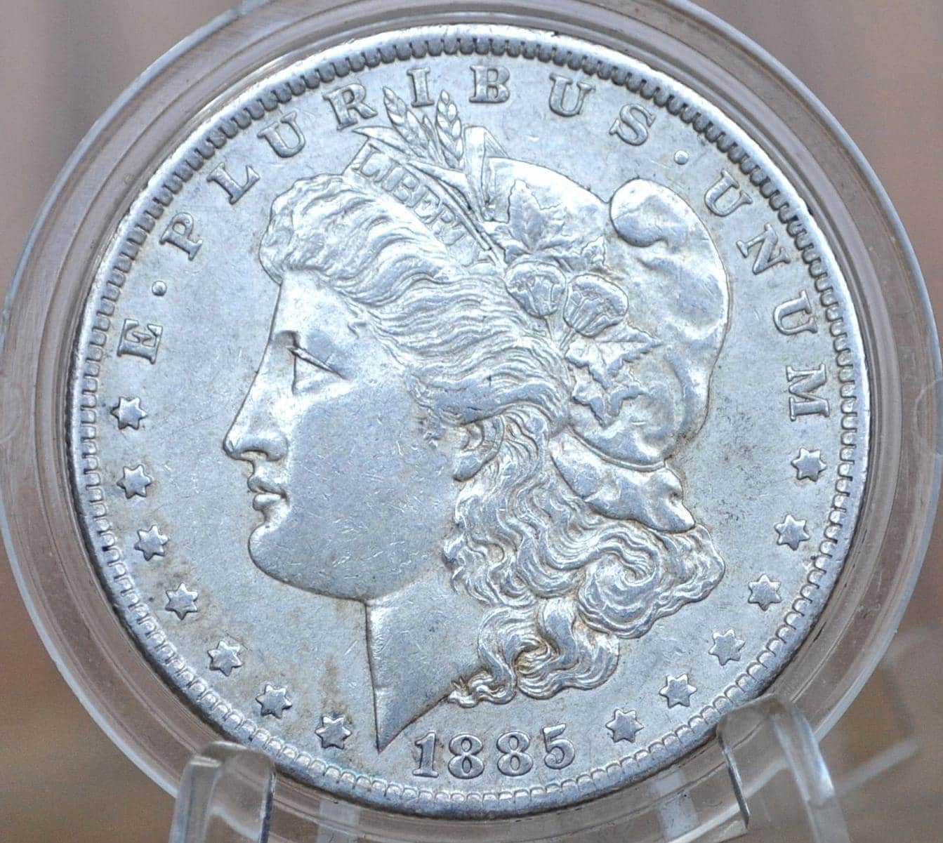 1885 Morgan Silver Dollar - XF-BU (Extremely Fine to Uncirculated [MS60+]), Choose by Grade 1885 P Morgan Dollar 1885 Silver Dollar