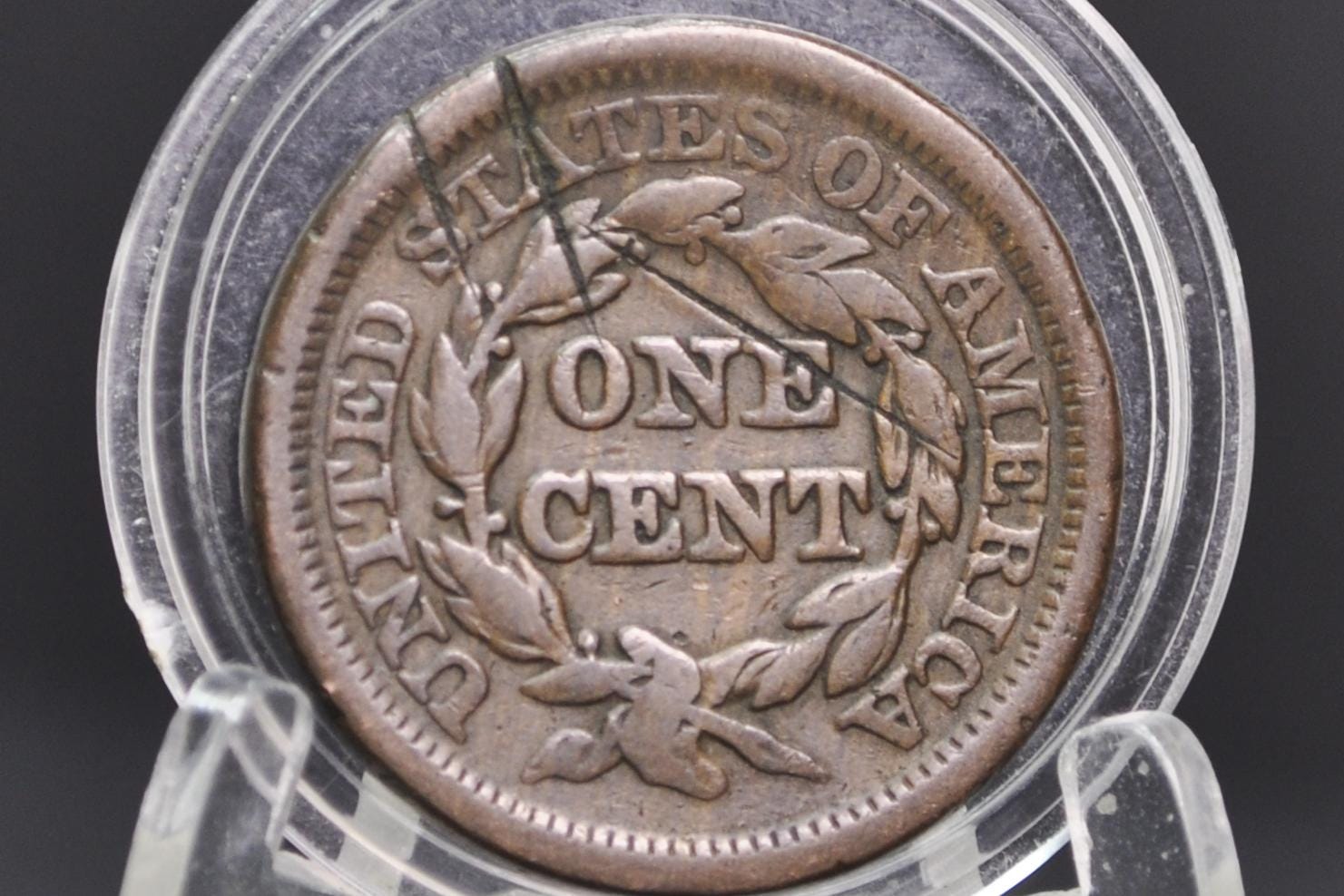 1846 Braided Hair Large Cent - VG (Very Good) Grade/Condition - 1846 Coronet Cent - 1846 US Large Cent - Braided Hair 1839 to 1857