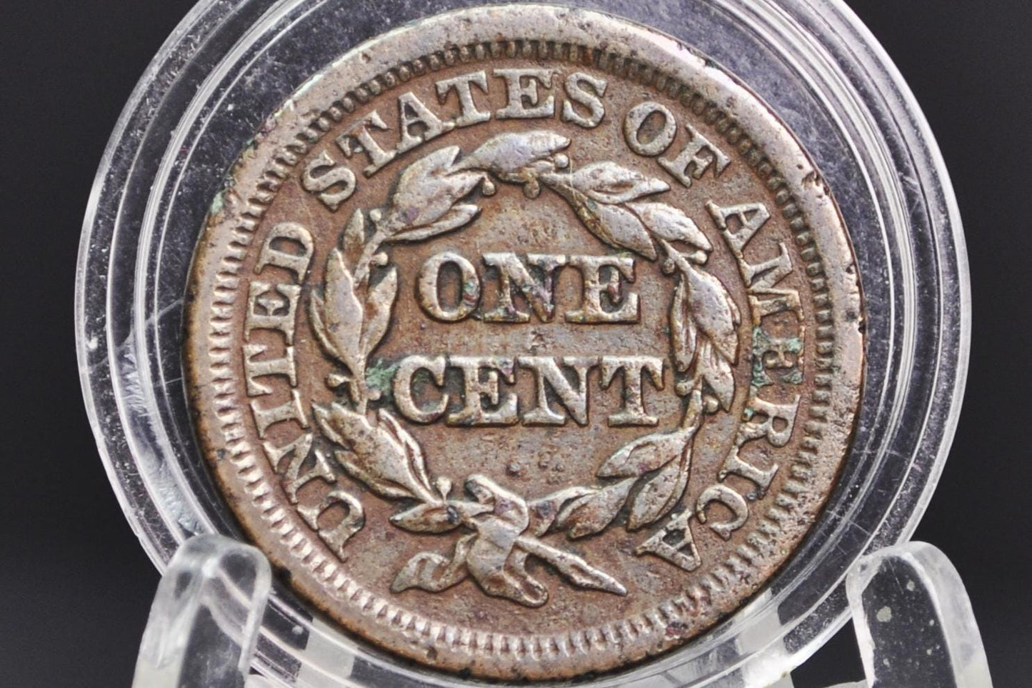 1846 Braided Hair Large Cent - VG (Very Good) Grade/Condition - 1846 Coronet Cent - 1846 US Large Cent - Braided Hair 1839 to 1857