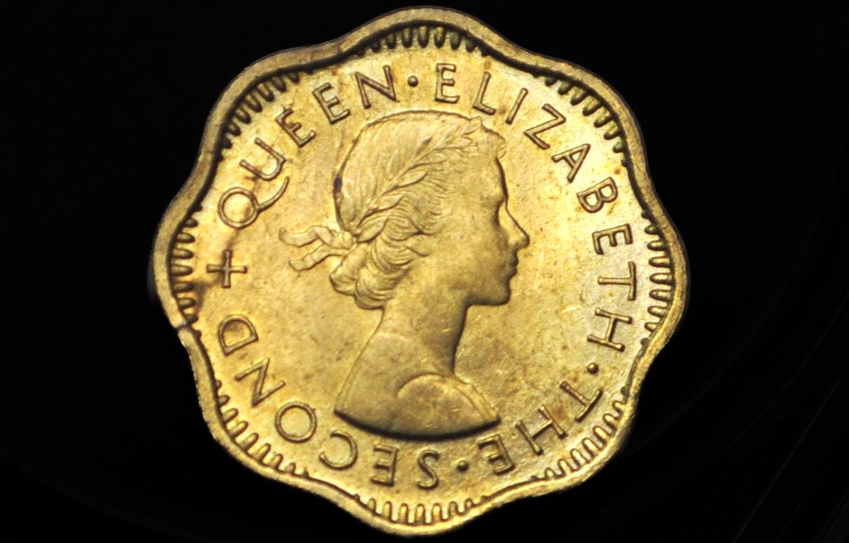 Ceylon Coins - Choose by Denomination and Year - King George - UK 2 Pence 1951 Sri Lanka - 2 Penny Coin 1951 UK Ceylon Sri Lanka