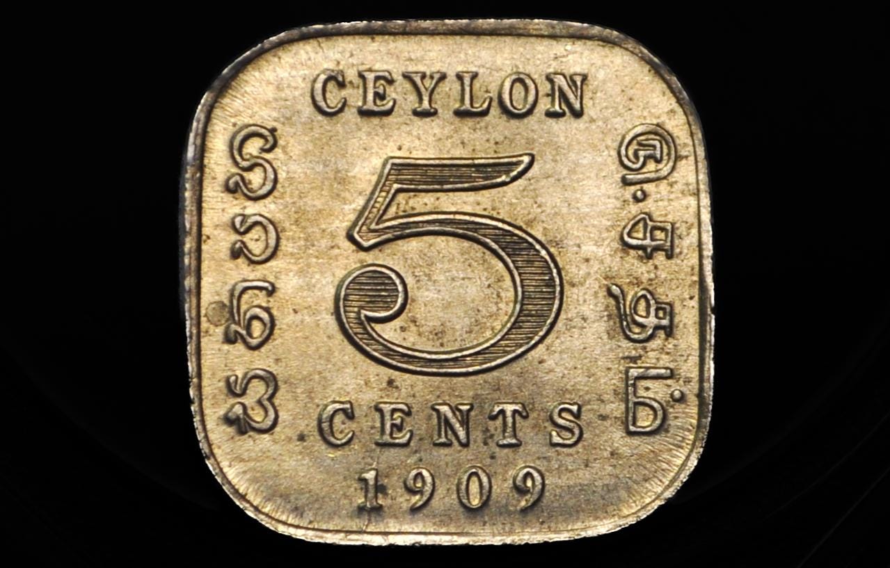 Ceylon Coins - Choose by Denomination and Year - King George - UK 2 Pence 1951 Sri Lanka - 2 Penny Coin 1951 UK Ceylon Sri Lanka