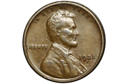 1923 S Mint Mark Penny in Extremely Fine Condition