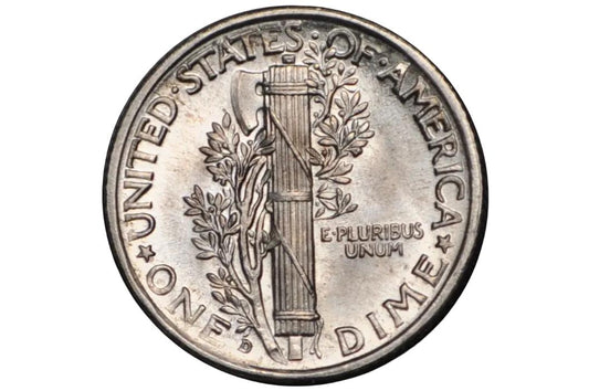 Denver Mint US Silver Dime Winged Liberty Head Design in choice uncirculated condition. D Mint Mark on reverse