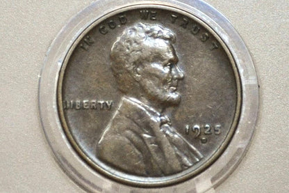 1925 P,D,S Wheat Pennies - Choose by Mint & Grade - Good to Very Fine - 1925 S Wheat Ear Cent, Better Date - 1925 D Wheat Cent 1925 P