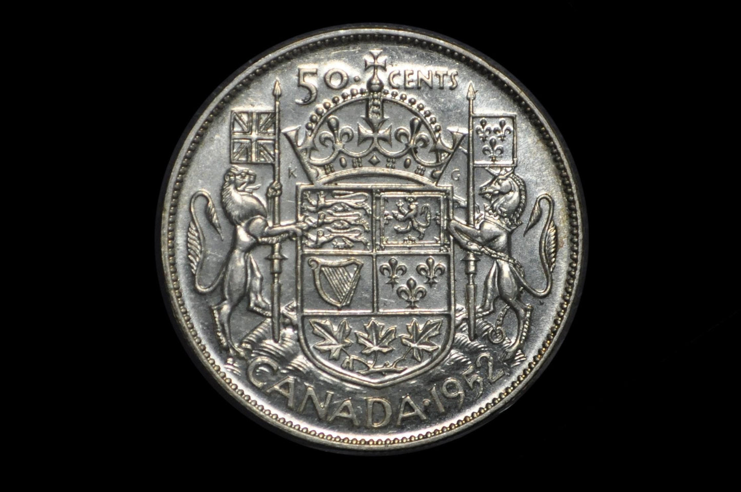 1940-1959 Canadian Silver Half Dollars - XF-BU (Extremely Fine to Unc.) - 80% Silver - 50 Cent Silver Canada Fifty Cents Canadian