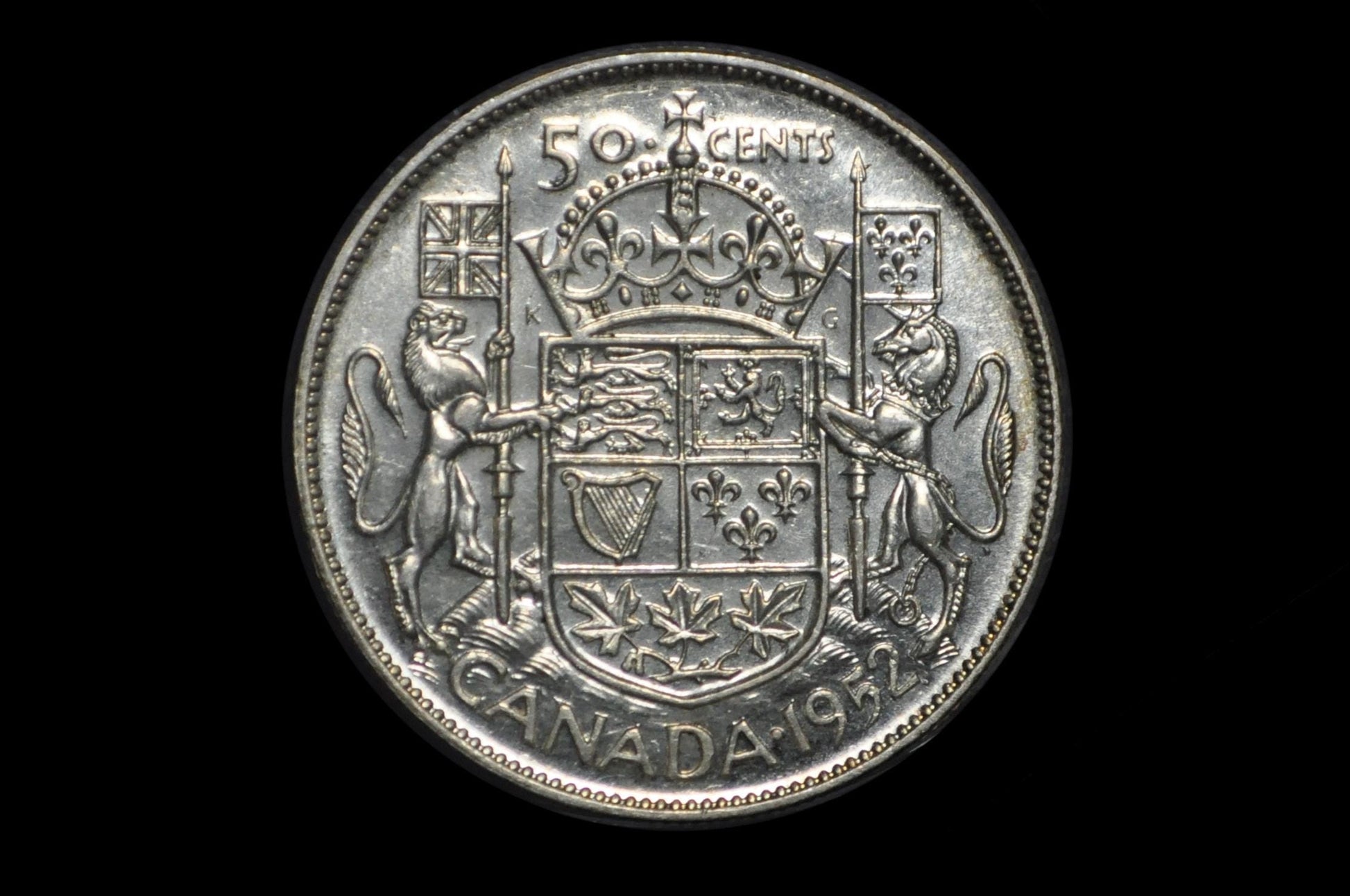1940-1959 Canadian Silver Half Dollars - XF-BU (Extremely Fine to Unc.) - 80% Silver - 50 Cent Silver Canada Fifty Cents Canadian