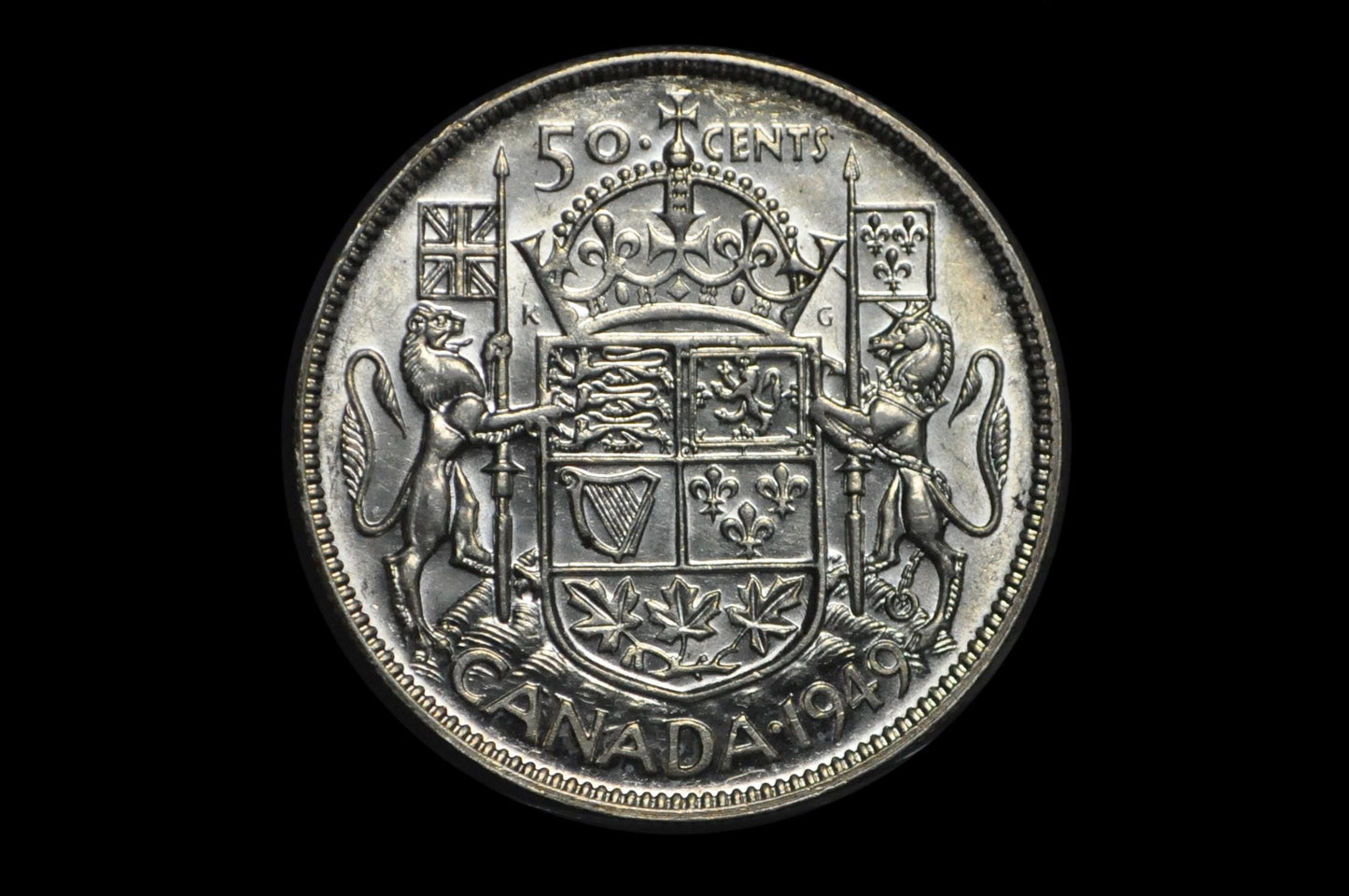 1940-1959 Canadian Silver Half Dollars - XF-BU (Extremely Fine to Unc.) - 80% Silver - 50 Cent Silver Canada Fifty Cents Canadian