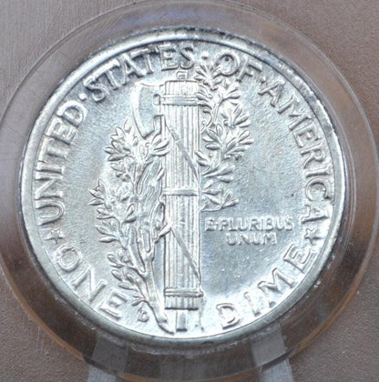 1945 Mercury Silver Dimes, P,D,S - Choose by Mint & Grade - 1945 D Winged Liberty Head Silver Dime 1945 S Dime 1945