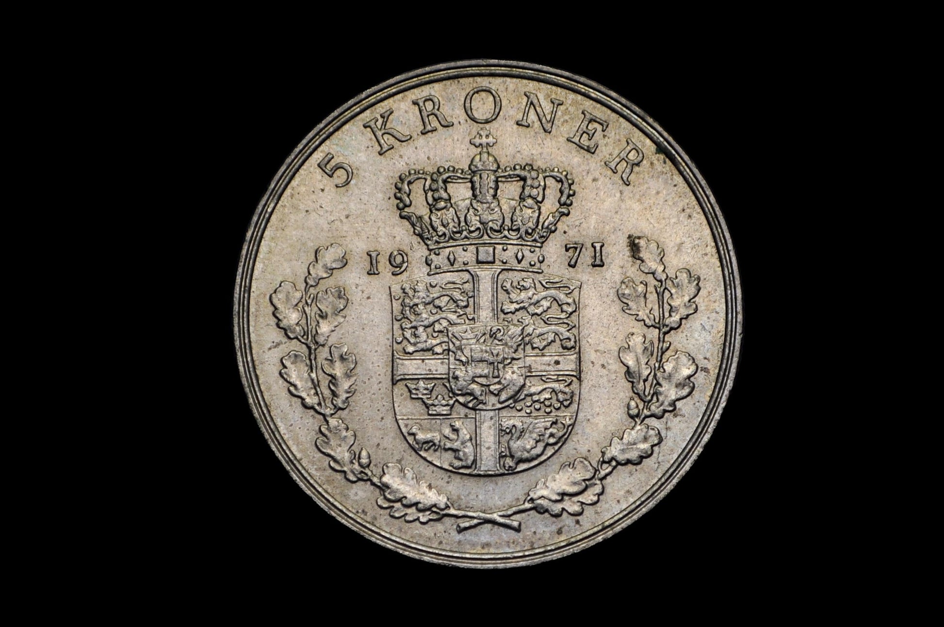 Denmark Heart Kroner Coin - Great Condition - Danmark Kroner - Two Hearts Coin - Ideal for Jewelry - Heart Coins