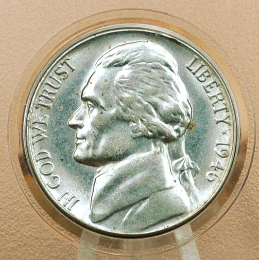 1946 PDS Jefferson Nickels - P,D,S - Choose by Mint Mark and Grade - 1946 S Jefferson Nickel 1946 D Jefferson Nickel 1946 P
