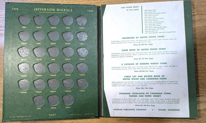 Dansco Nickel Albums, Liberty Head, Buffalo, Jefferson - Multiple Types! No. 7112 Buffalo Nickels Dansco 7111 Liberty, 7113 Jefferson