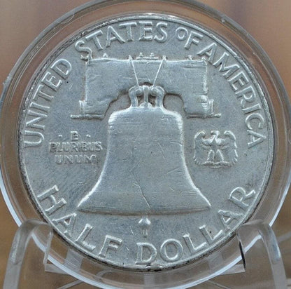 1960 P&D Franklin Silver Half Dollar - 1960 P Franklin Half Dollar 1960 D - Denver + Philadelphia Mints - 1960 Half Dollars