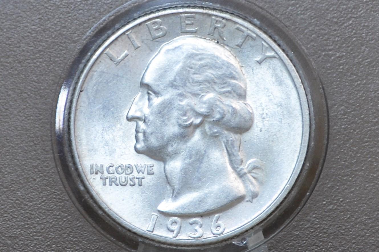 1936 Washington Quarter - Choose by Grade - Philadelphia Mint - 1936-P Washington Quarter