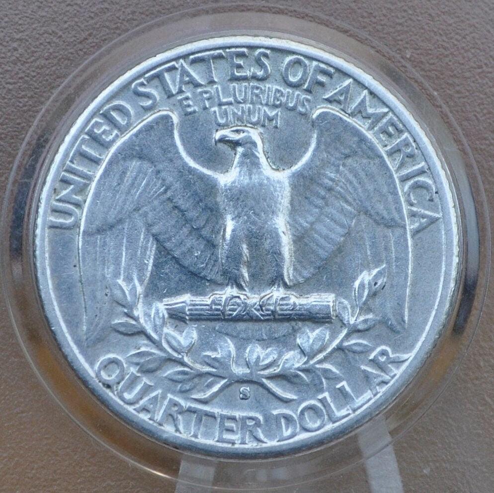 1944 S Washington Quarter - F-AU (Fine to About Uncirculated) Grades; Choose by grade - San Francisco Mint - Silver Quarter - 1944 S Quarter