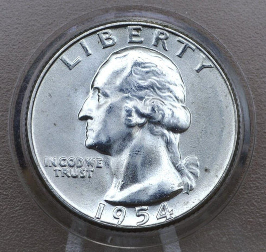 1954 P,D,S Washington Silver Quarter - Choose by Grade & Mint - San Francisco Mint - 1954 S Washington 1954S Quarter 1954 D, 1954 P Quarter