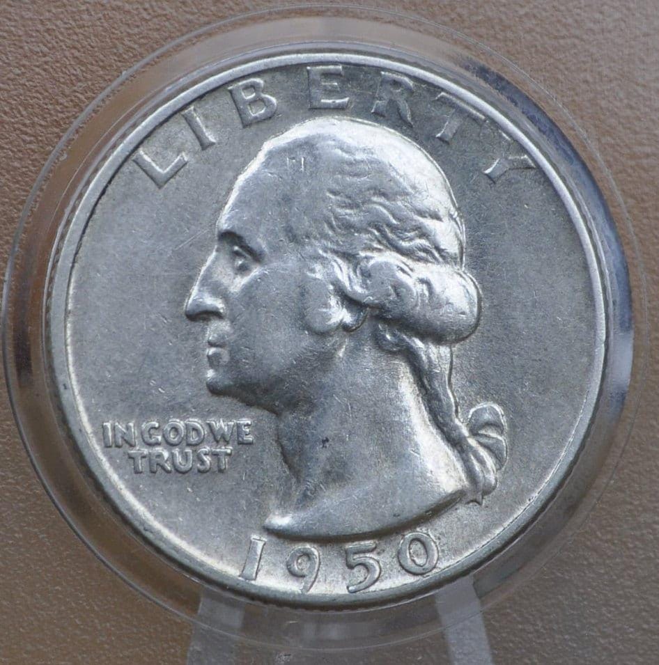 1950 P,D,S Washington Silver Quarters - Choose by Grade & Mint - Washington Quarter 1950S Silver Quarter 1950D Quarter 1950 Quarter 1950 S