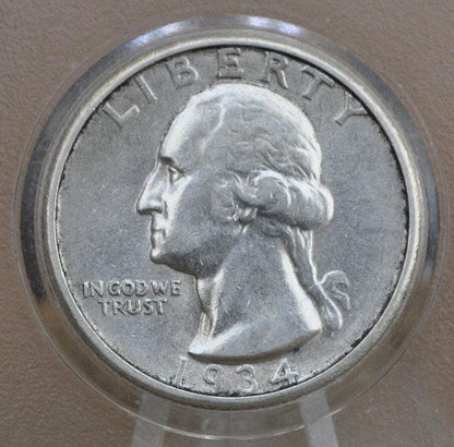 1934 Washington Silver Quarter - Choose by Grade - 1934 P Washington Quarter 1934 Silver Quarter 1934
