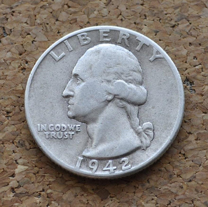 1942, P,D,S Washington Quarters - Choose by Grade & Mint - 1942-D Washington / 1942 S Washington Silver Quarter 1942D Quarter 1942