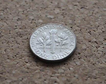 1955 PDS Roosevelt Silver Dimes - Choose Mint and Grade - Roosevelt Dime 1955 P, 1955 D Dime, 1955 S Dime - Circulated & Uncirculated Dimes