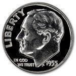 1955 Pds Roosevelt Silver Dimes - Choose Mint And Grade - Roosevelt Dime 1955 P, 1955 D Dime, 1955 S Dime - Circulated & Uncirculated Dimes