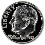 1955 Pds Roosevelt Silver Dimes - Choose Mint And Grade - Roosevelt Dime 1955 P, 1955 D Dime, 1955 S Dime - Circulated & Uncirculated Dimes