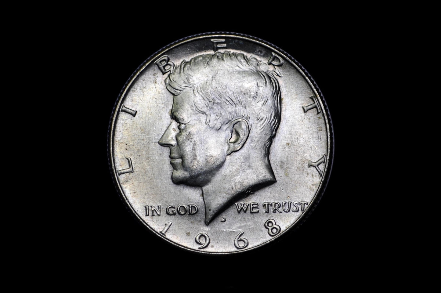 1965-1969 Kennedy Half Dollars - Gem BU - Silver, 40%, 1967 Silver Kennedy Half Dollar - Collectible Half Dollar 1968 Silver Half