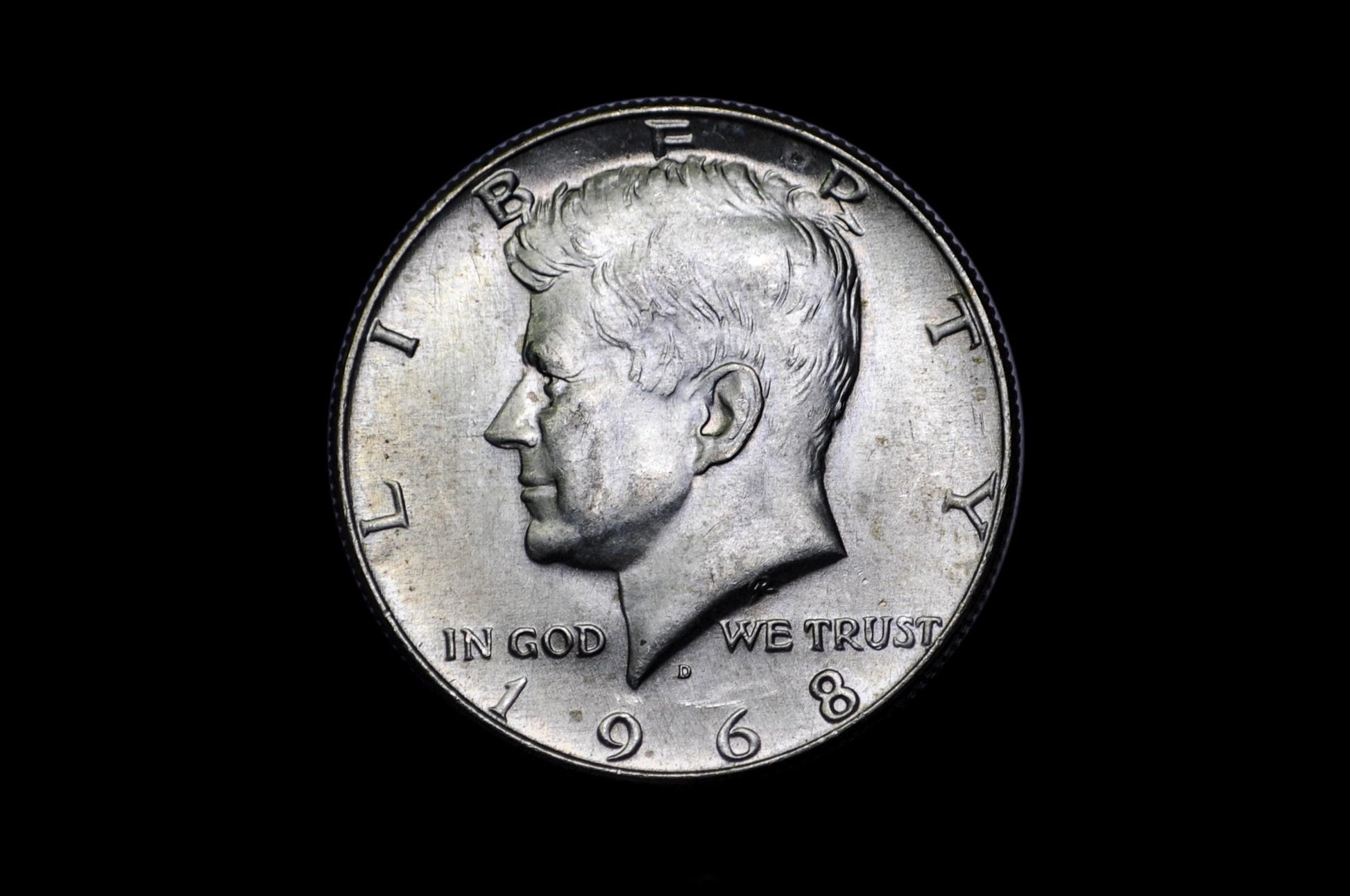 1965-1969 Kennedy Half Dollars - Gem BU - Silver, 40%, 1967 Silver Kennedy Half Dollar - Collectible Half Dollar 1968 Silver Half