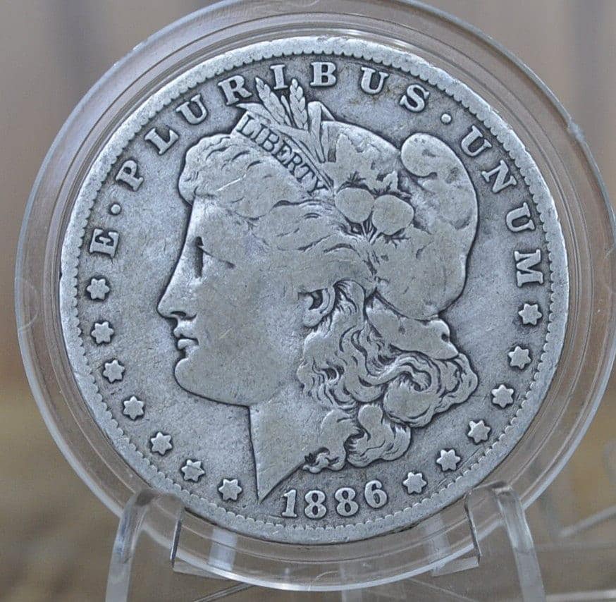 1886-O Morgan Dollar - 1886O Morgan Silver Dollar - Choose by Grade / Condition - New Orleans Mint - 1886 Silver Dollar - 1886 Morgan