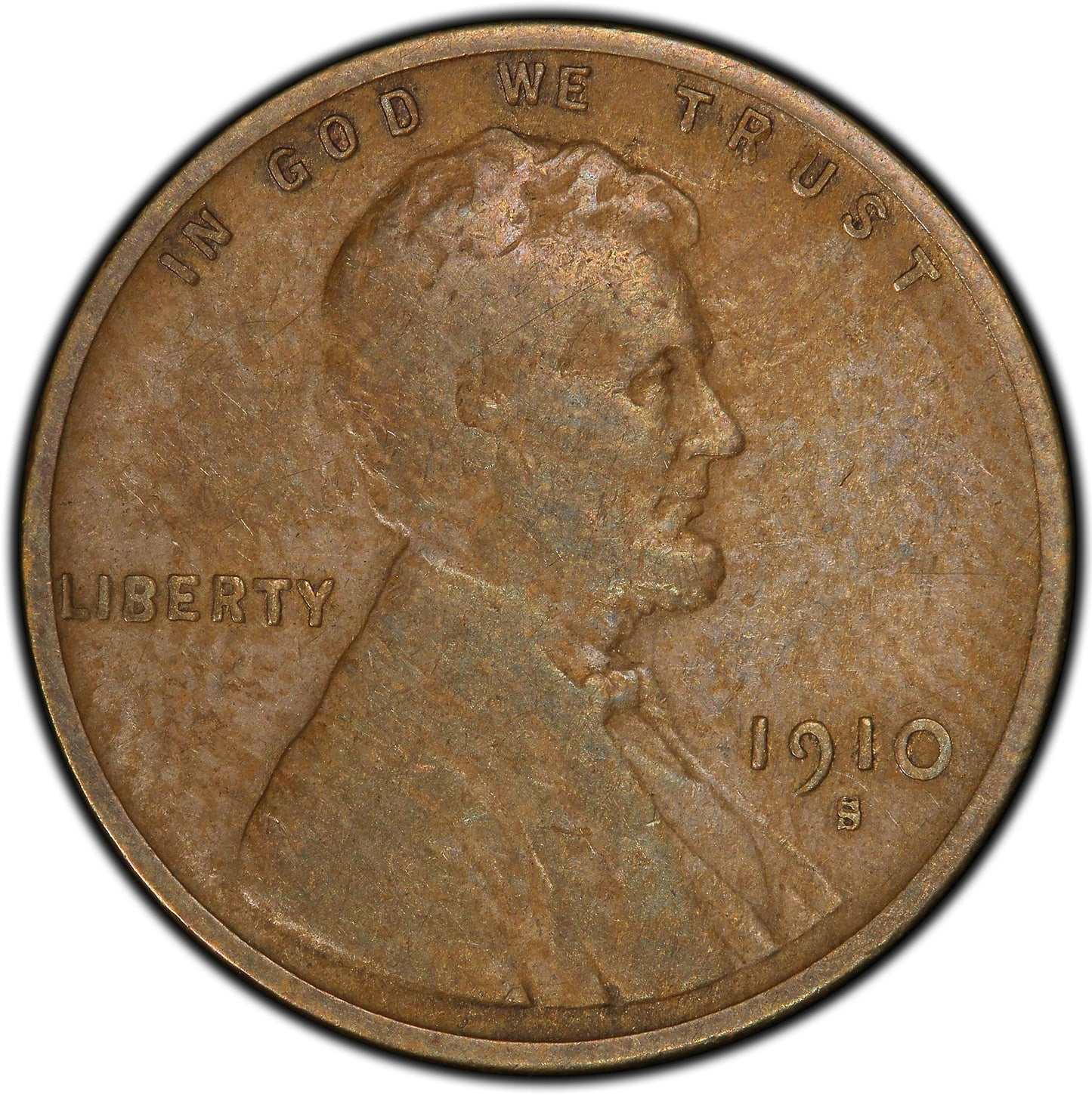 1910 P,S Wheat Penny - Choose by Grade - Wheat Ear Cent - San Francisco Philadelphia Mint - Semi-Key Date
