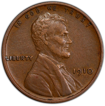 1910 P,S Wheat Penny - Choose by Grade - Wheat Ear Cent - San Francisco Philadelphia Mint - Semi-Key Date