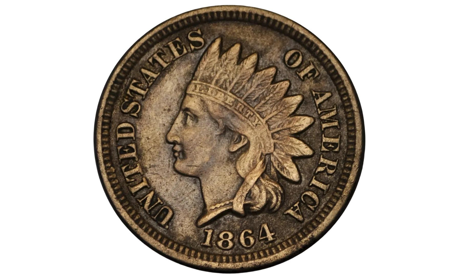 1864 Cupronickel Indian Head Penny - Choose by Grade - Good Early Date - Civil War Era - 1864 Copper Nickel Variety 1864