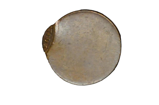 95% Off-Center Penny Strike Error Rare Coin - No Date Extreme Error Penny 95 Percent Off-Center Strike