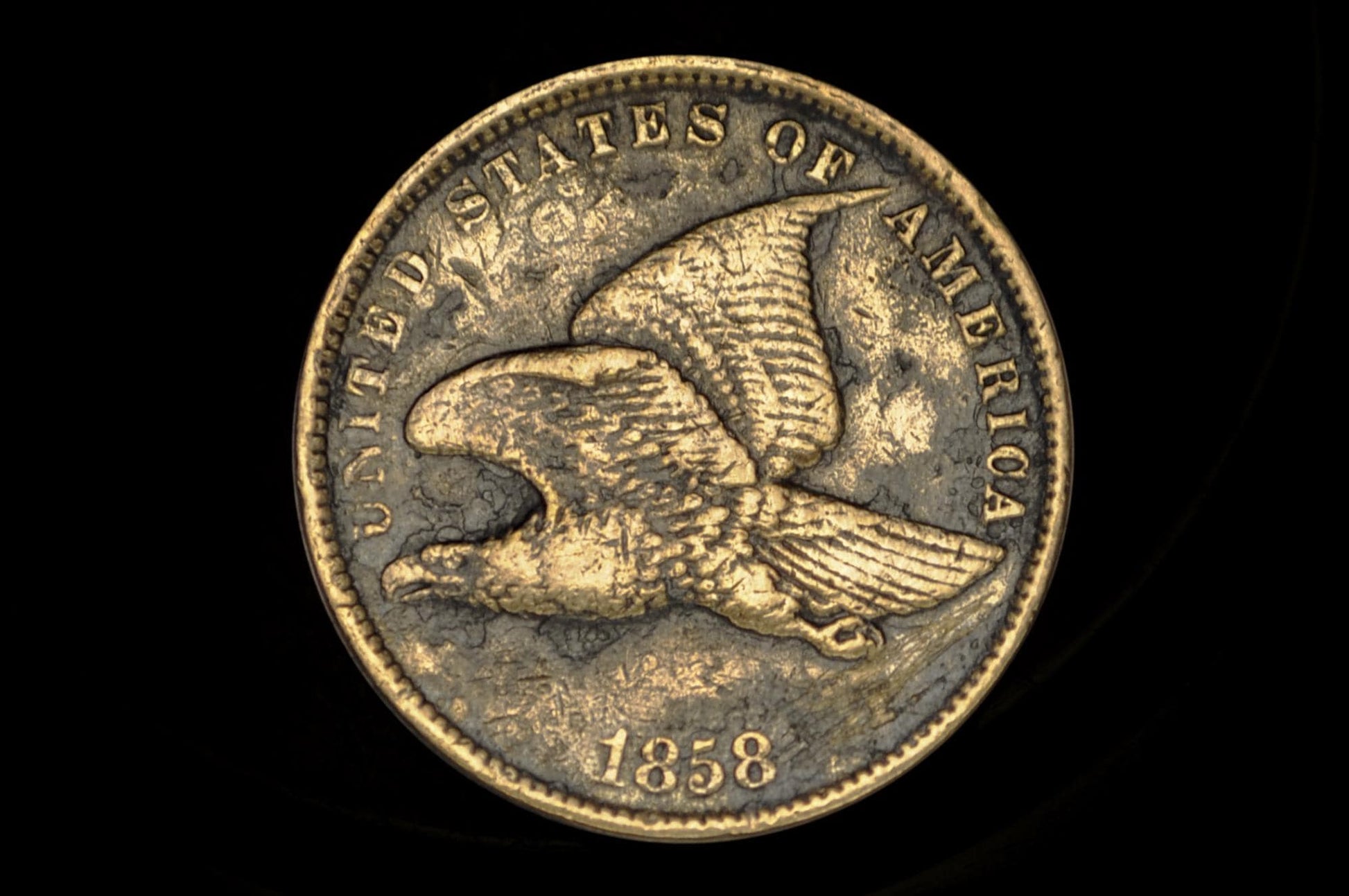 1858 Flying Eagle Penny - VG-VF (Very Good to Very Fine) Choose by Grade - Rare Penny Type - Two years produced - 1858 Cent -1858 Eagle Cent