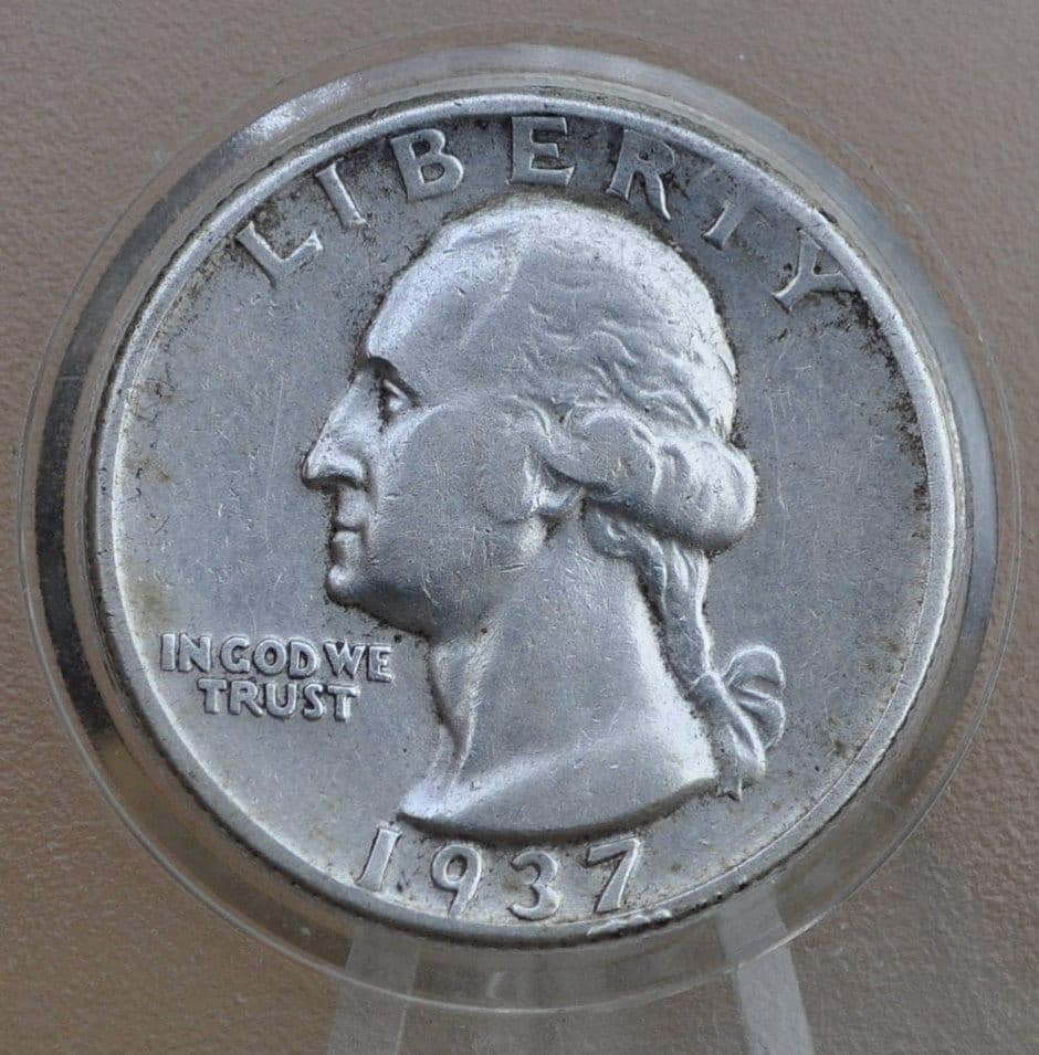 1937 D Washington Silver Quarter - Choose by Grade - Denver Mint - 1937D Quarter