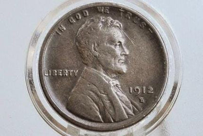 1912 P,D,S Wheat Penny - Choose by Mint and Grade - Lincoln Wheat Ear Cent - Semi Key Date - WWI Era Coin