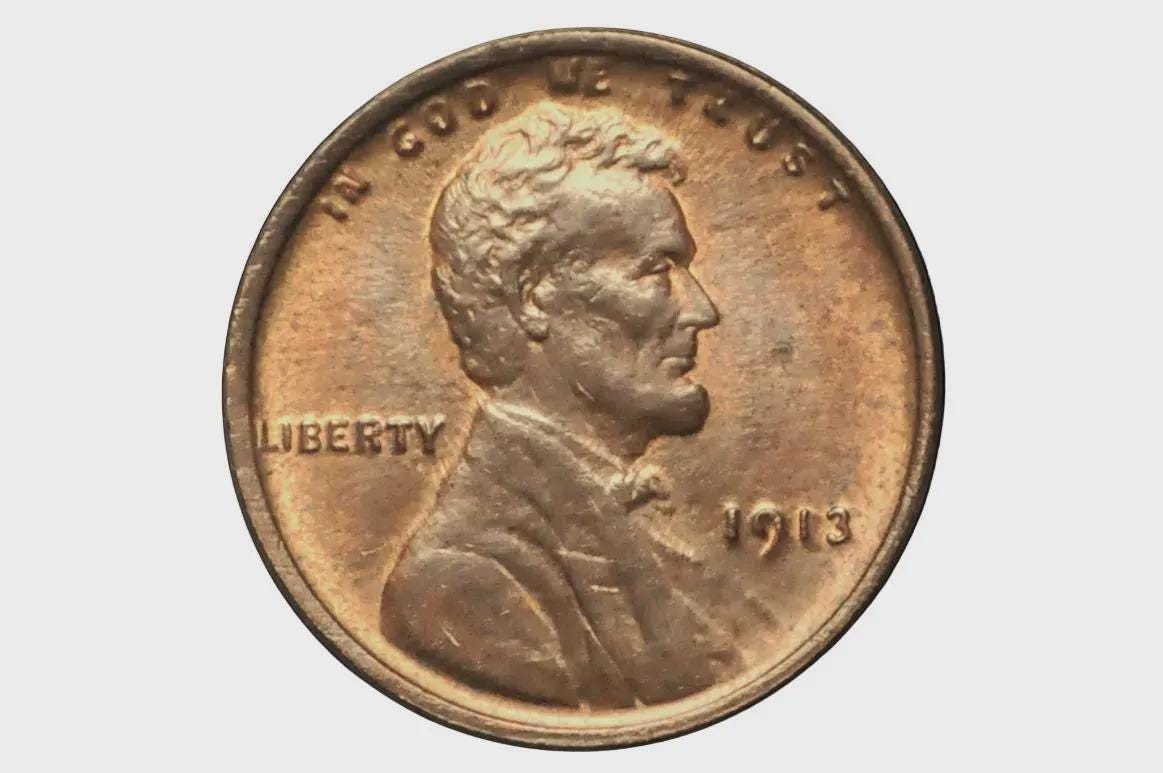 1913 P,D,S Wheat Penny - Choose by Mint & Grade - Lincoln Wheat Ear Cent - Semi Key Date - Philadelphia Denver San Francisco