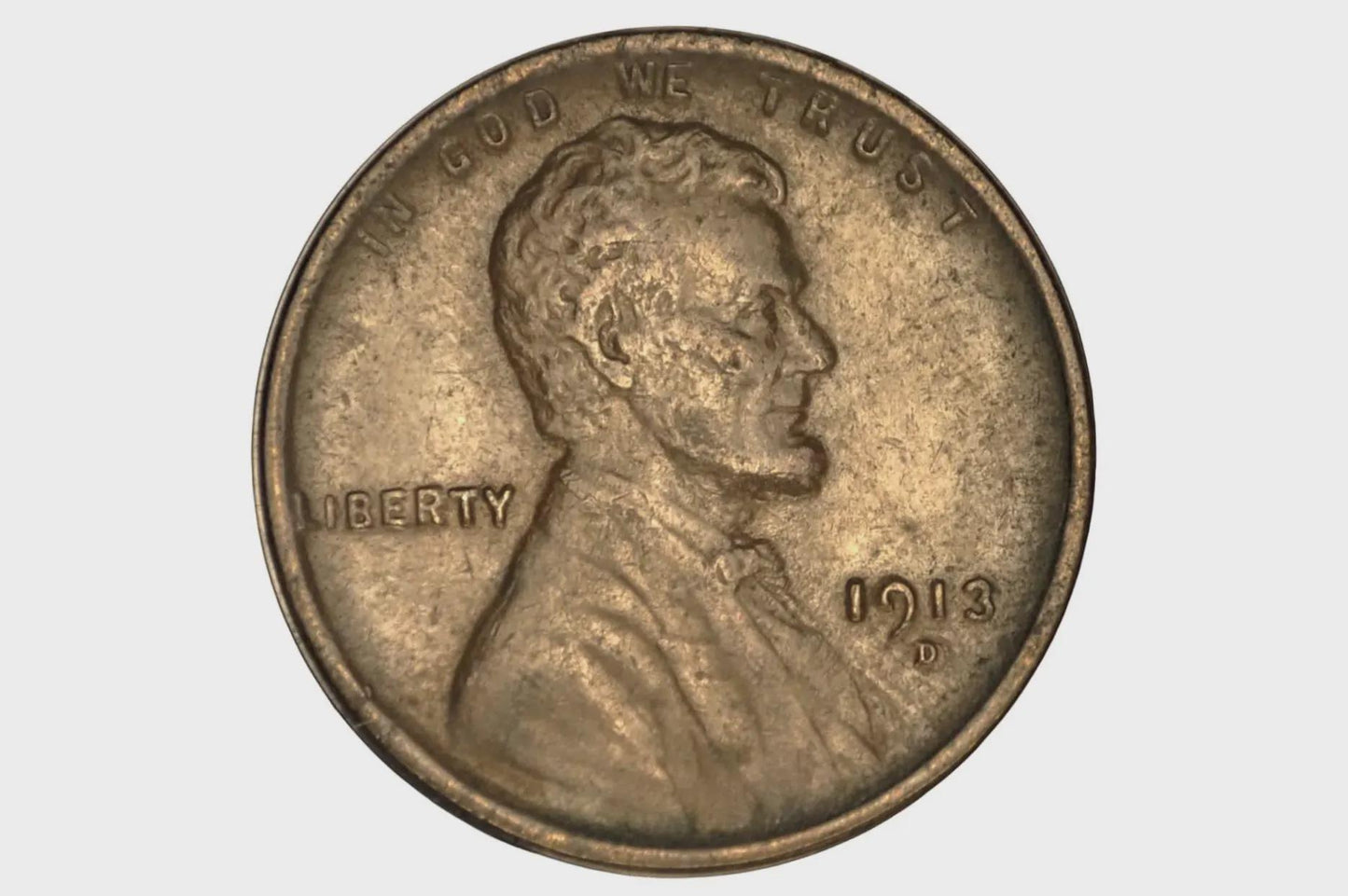 1913-S Wheat Penny - Choose by Grade - 1913 S Wheat Ear Cent - San Francisco Mint - Wheat Ear Cent 1913 S - Semi-Key Date